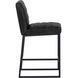 Spyros 37 inch Coal Black Counter Stool